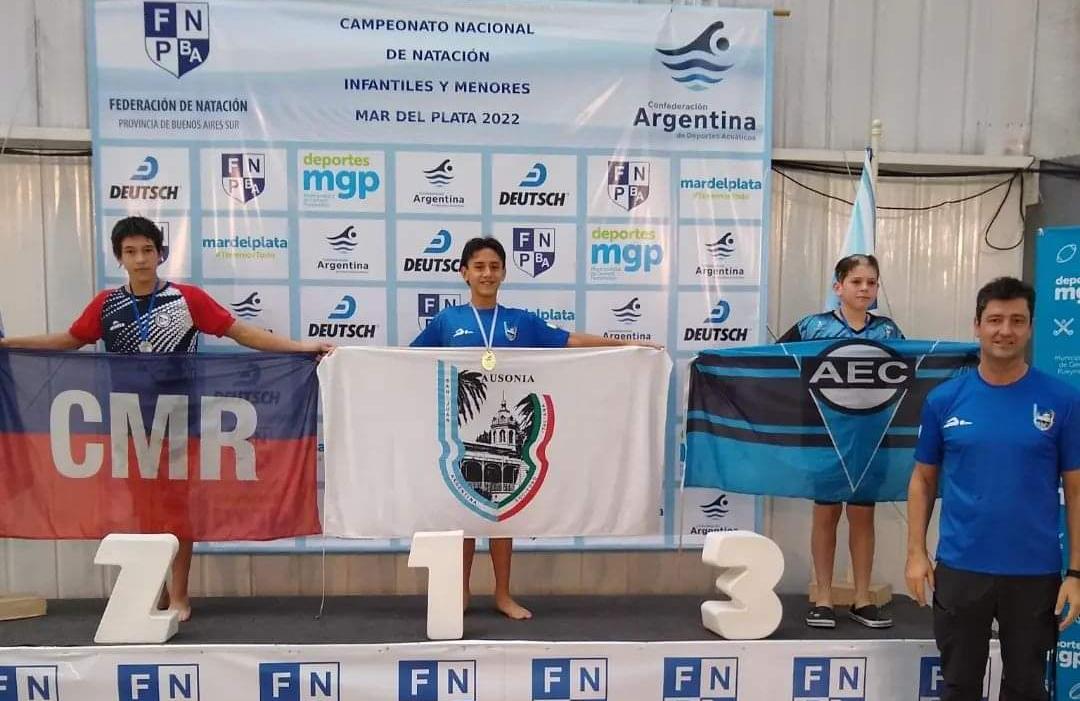 En Mar del Plata, los nadadores infantiles y menores fueron parte del Campeonato Nacional