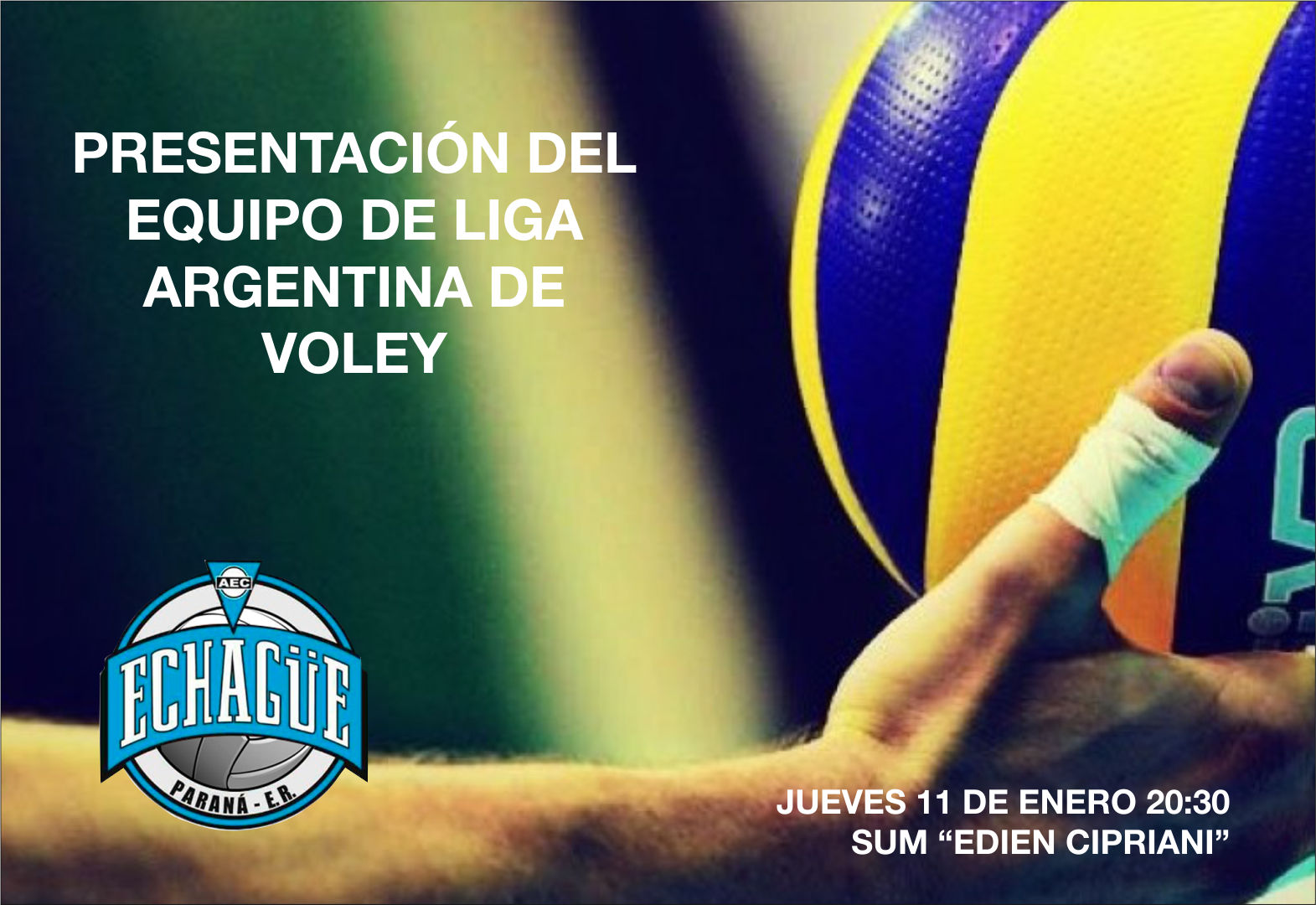 Este jueves se presenta el plantel de Voley para Liga Argentina