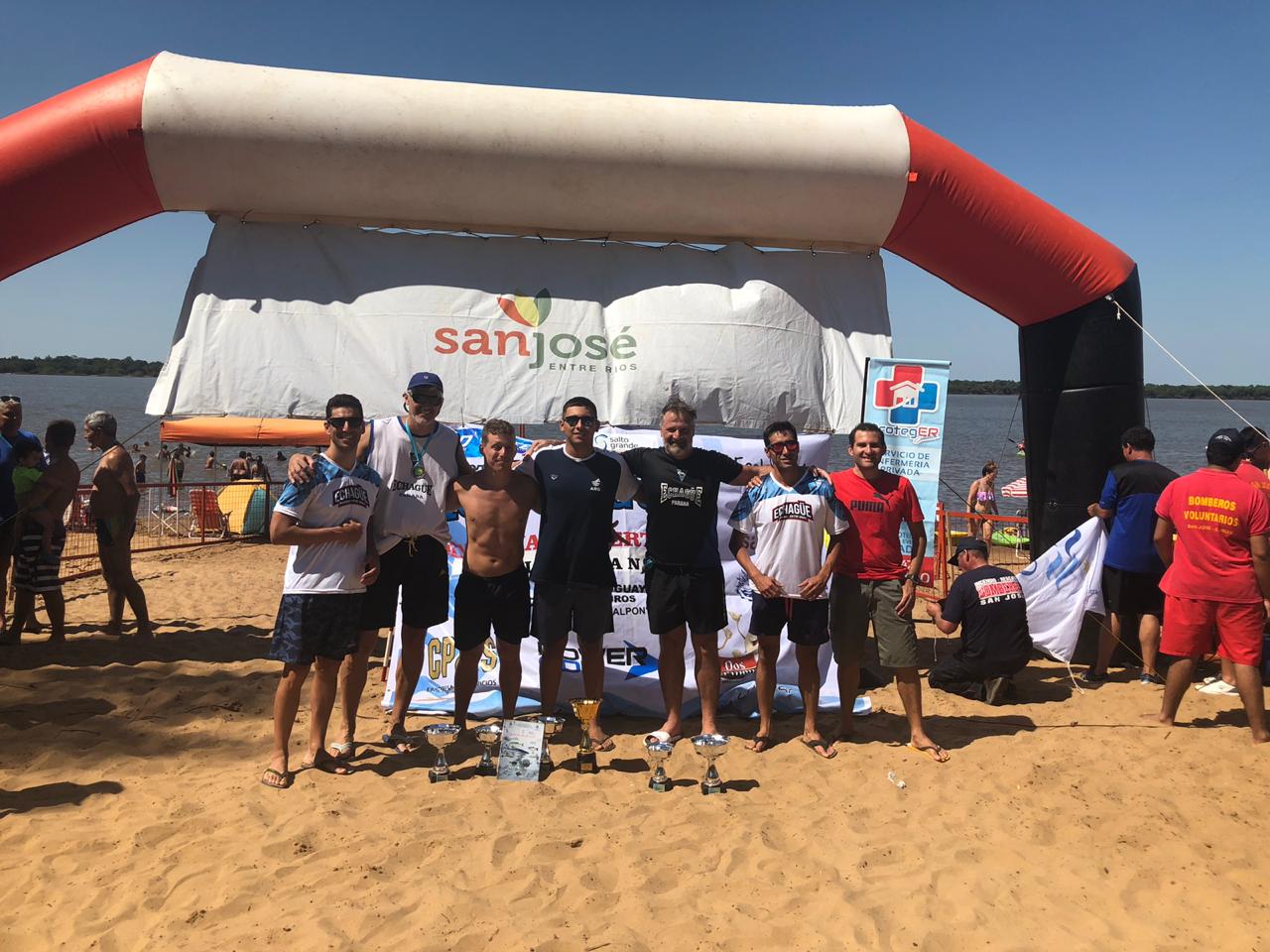 Natación: Gran desempeño de los deportistas en la maratón Liebig-San José