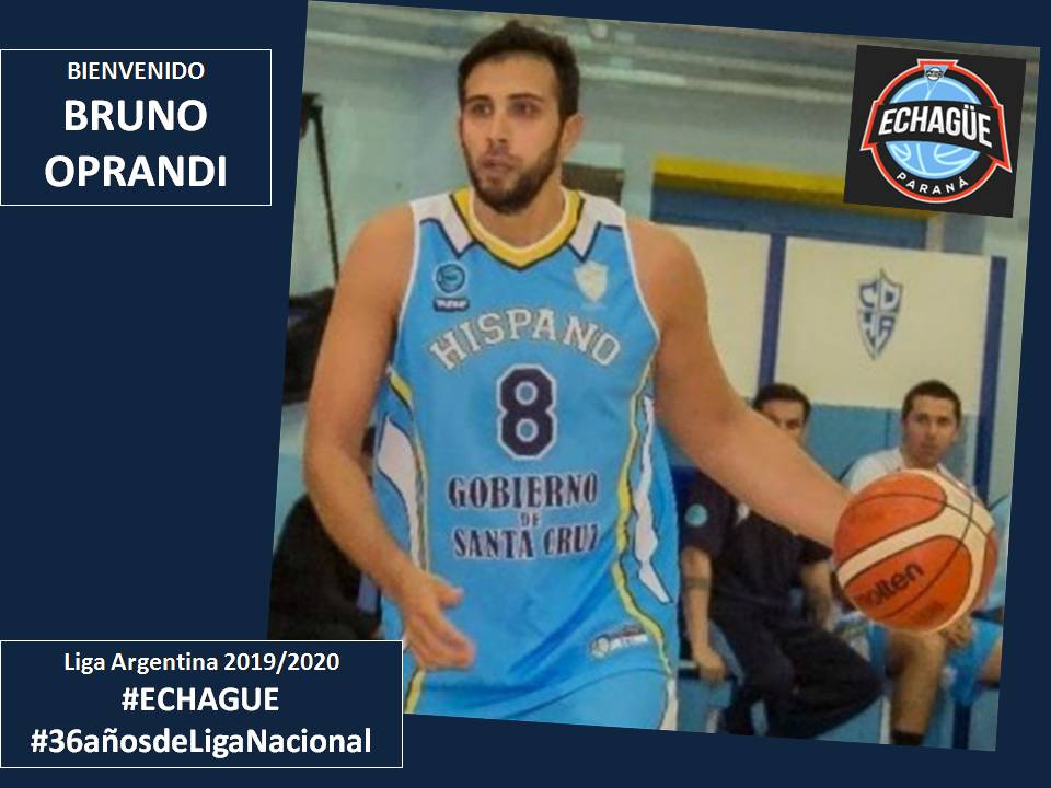 Liga Argentina: Bruno Oprandi se suma al team